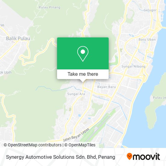 Synergy Automotive Solutions Sdn. Bhd map