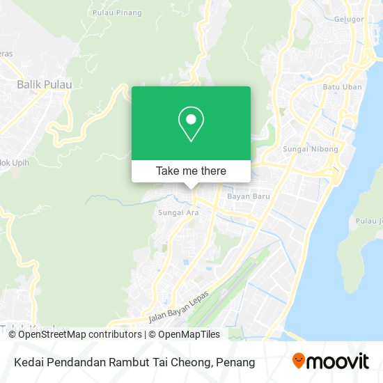 Kedai Pendandan Rambut Tai Cheong map