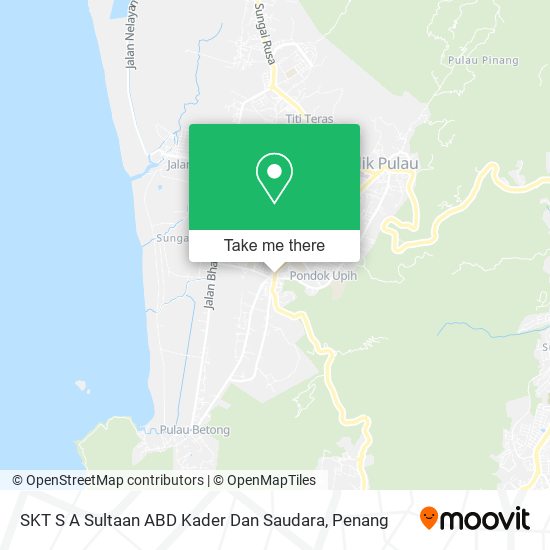 SKT S A Sultaan ABD Kader Dan Saudara map