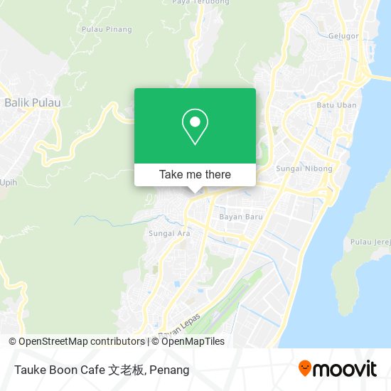 Peta Tauke Boon Cafe 文老板