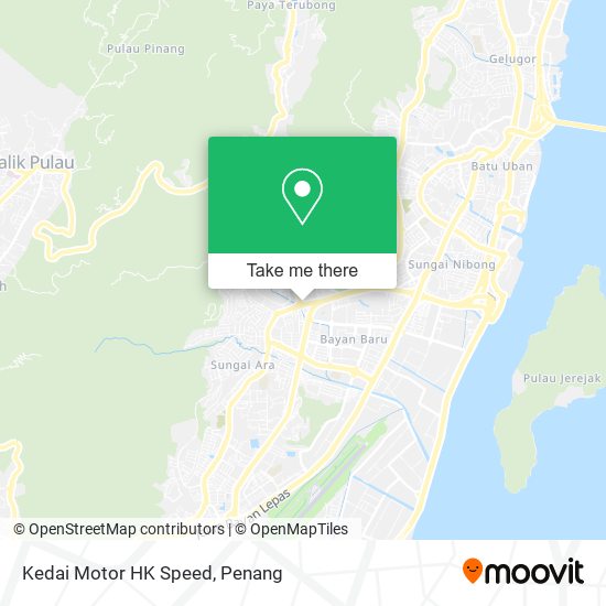 Kedai Motor HK Speed map