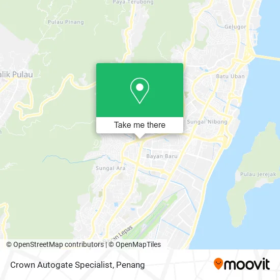 Crown Autogate Specialist map