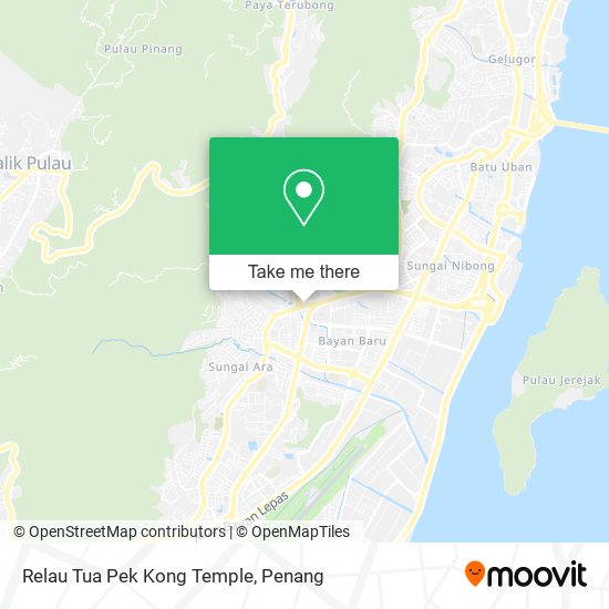 Relau Tua Pek Kong Temple map