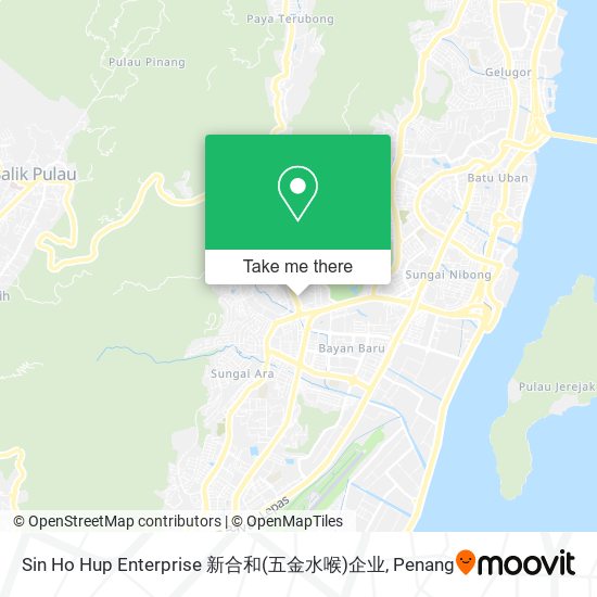 Sin Ho Hup Enterprise 新合和(五金水喉)企业 map