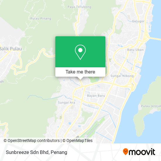 Peta Sunbreeze Sdn Bhd