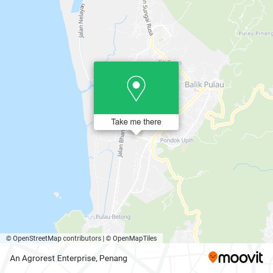 An Agrorest Enterprise map