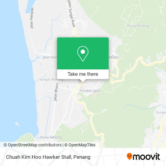 Chuah Kim Hoo Hawker Stall map