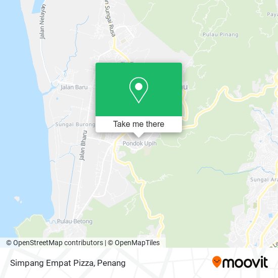 Simpang Empat Pizza map