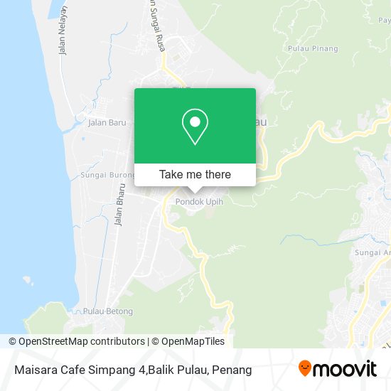 Maisara Cafe Simpang 4,Balik Pulau map