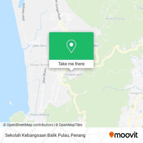 Sekolah Kebangsaan Balik Pulau map