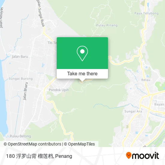 180 浮罗山背 榴莲档 map