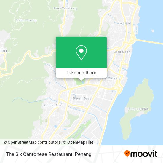The Six Cantonese Restaurant map