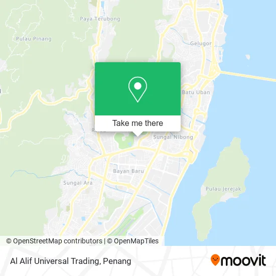 Al Alif Universal Trading map