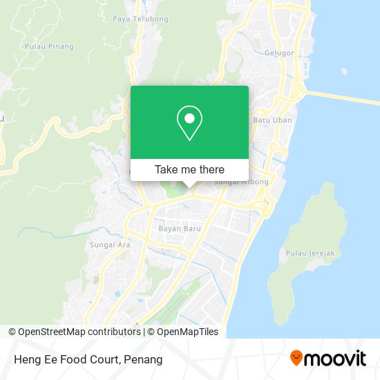 Heng Ee Food Court map