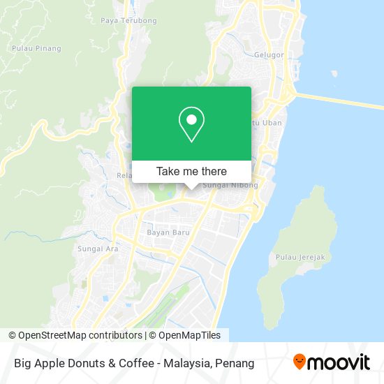 Peta Big Apple Donuts & Coffee - Malaysia