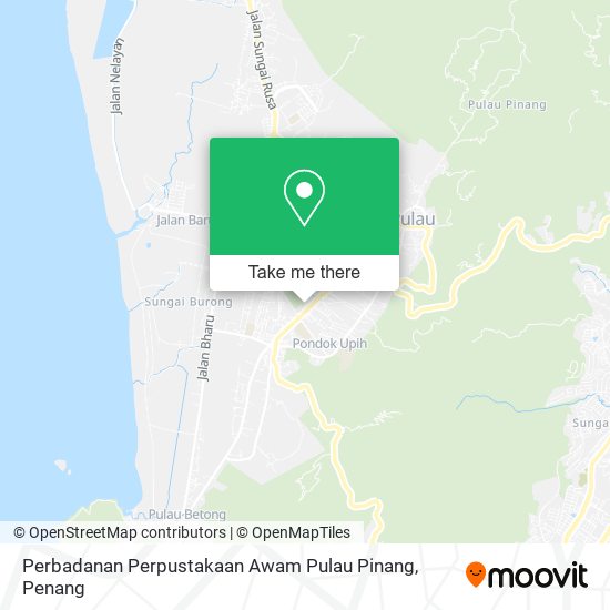 Peta Perbadanan Perpustakaan Awam Pulau Pinang