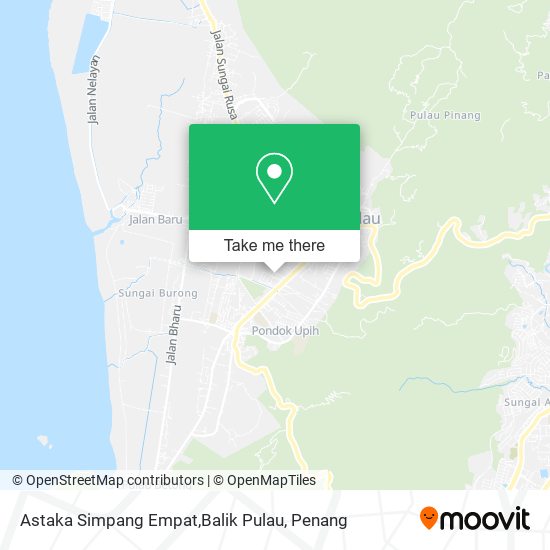 Peta Astaka Simpang Empat,Balik Pulau