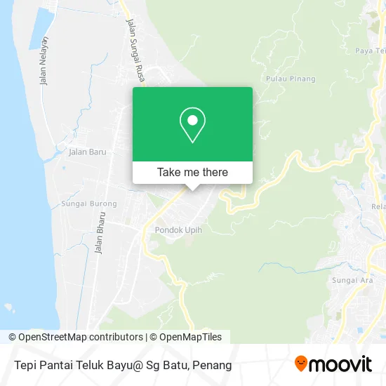 Tepi Pantai Teluk Bayu@ Sg Batu map