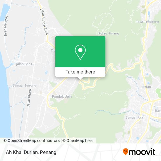 Peta Ah Khai Durian
