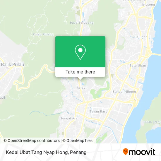 Kedai Ubat Tang Nyap Hong map