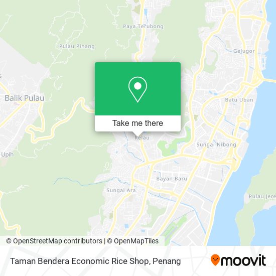 Peta Taman Bendera Economic Rice Shop