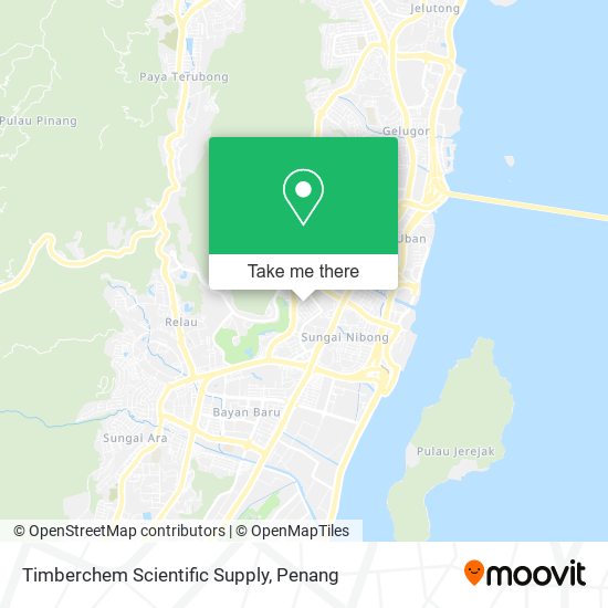 Timberchem Scientific Supply map