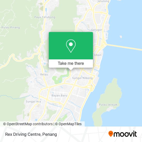 Rex Driving Centre map