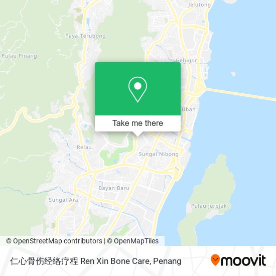 仁心骨伤经络疗程 Ren Xin Bone Care map