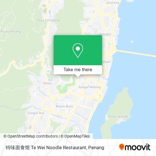 特味面食馆 Te Wei Noodle Restaurant map