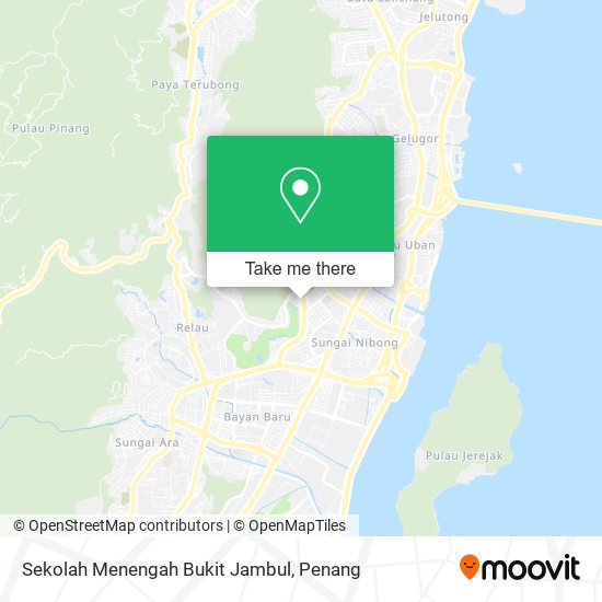 Sekolah Menengah Bukit Jambul map