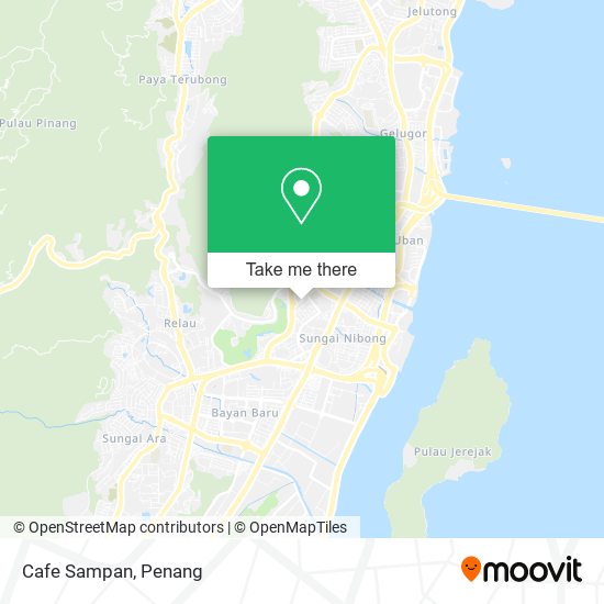 Peta Cafe Sampan