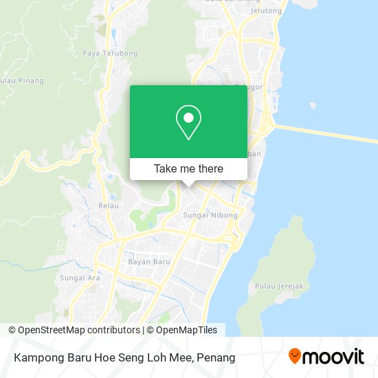 Kampong Baru Hoe Seng Loh Mee map