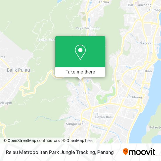Peta Relau Metropolitan Park Jungle Tracking