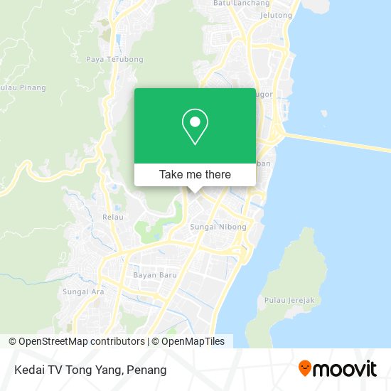 Kedai TV Tong Yang map