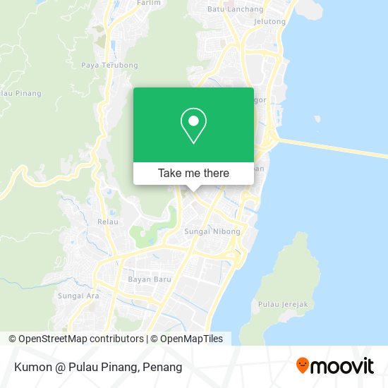 Kumon @ Pulau Pinang map