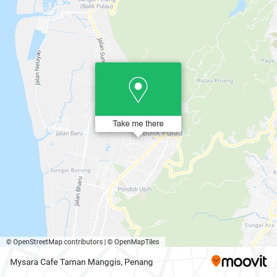 Peta Mysara Cafe Taman Manggis