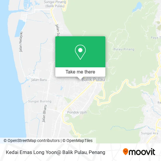 Kedai Emas Long Yoon@ Balik Pulau map