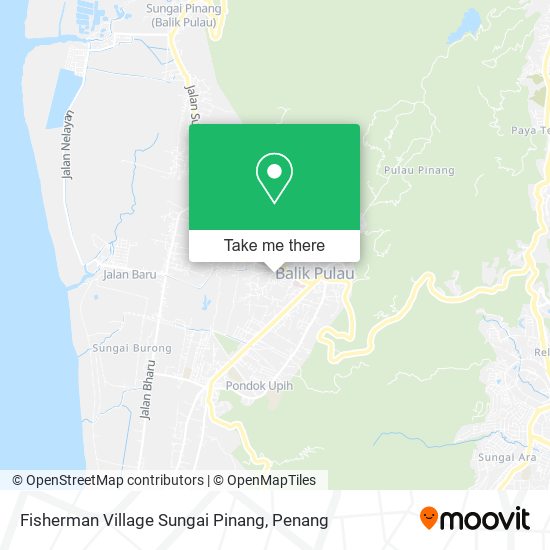 Fisherman Village Sungai Pinang map