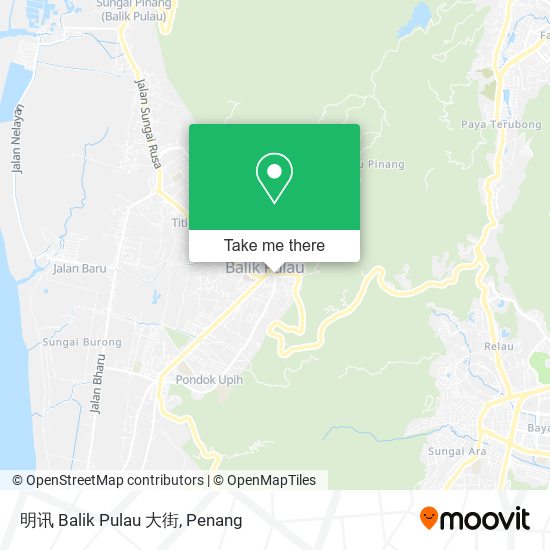 明讯 Balik Pulau 大街 map