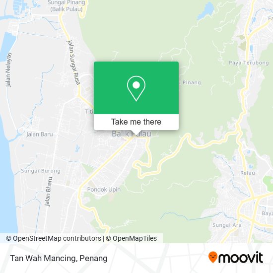 Tan Wah Mancing map