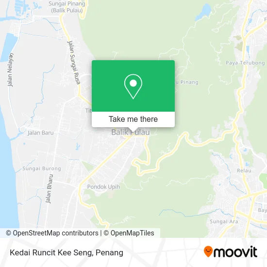Kedai Runcit Kee Seng map