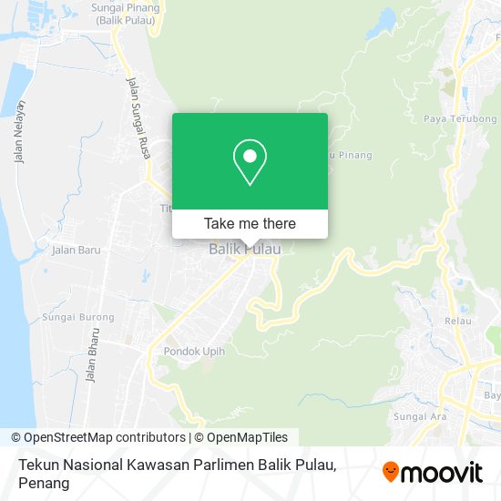 Peta Tekun Nasional Kawasan Parlimen Balik Pulau