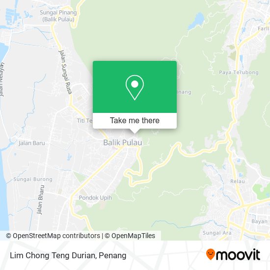 Lim Chong Teng Durian map