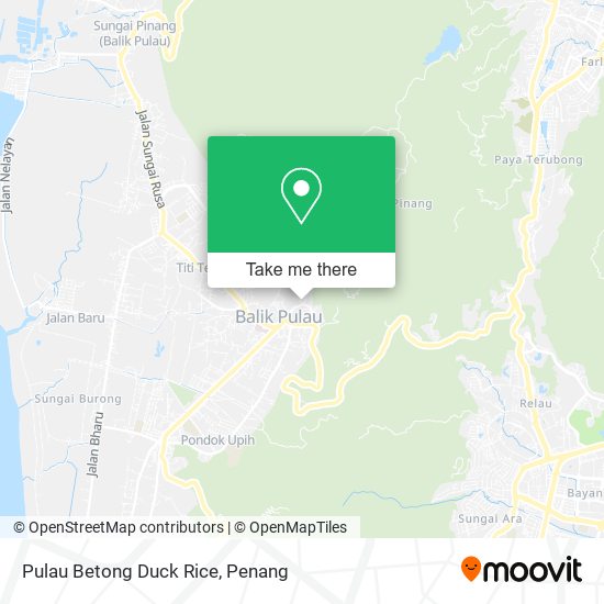 Pulau Betong Duck Rice map