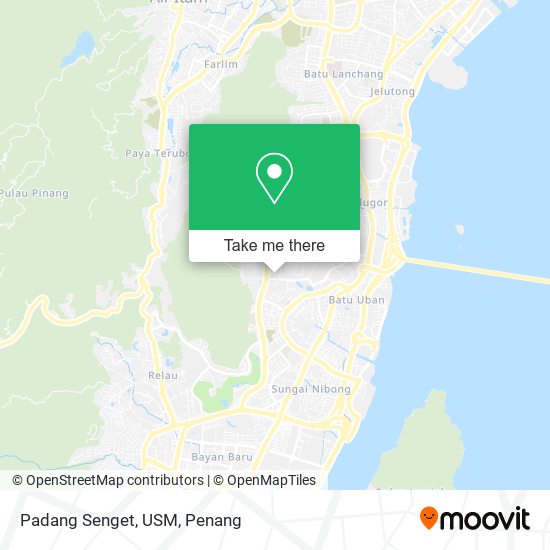 Padang Senget, USM map