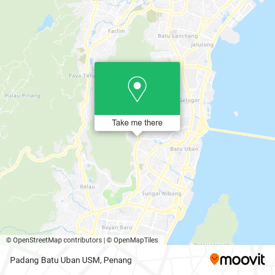 Padang Batu Uban USM map