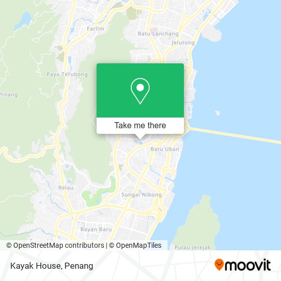 Kayak House map