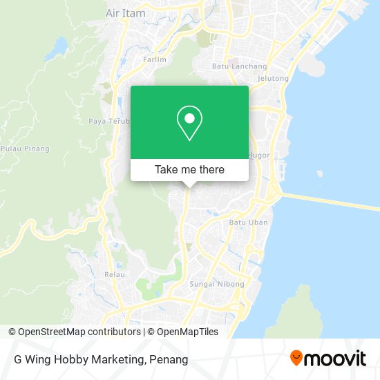 G Wing Hobby Marketing map