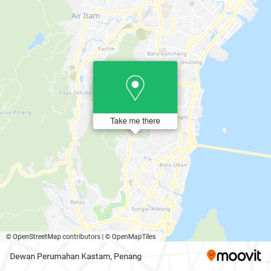 Dewan Perumahan Kastam map