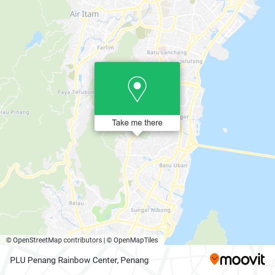 PLU Penang Rainbow Center map